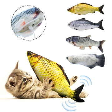 Cat Fish Toy Catnip Interactive Plush Stuffed Fish Toys Kitten Chew Bite Scratch Board Post Teaser Teether Pet Cat Toys Supplies